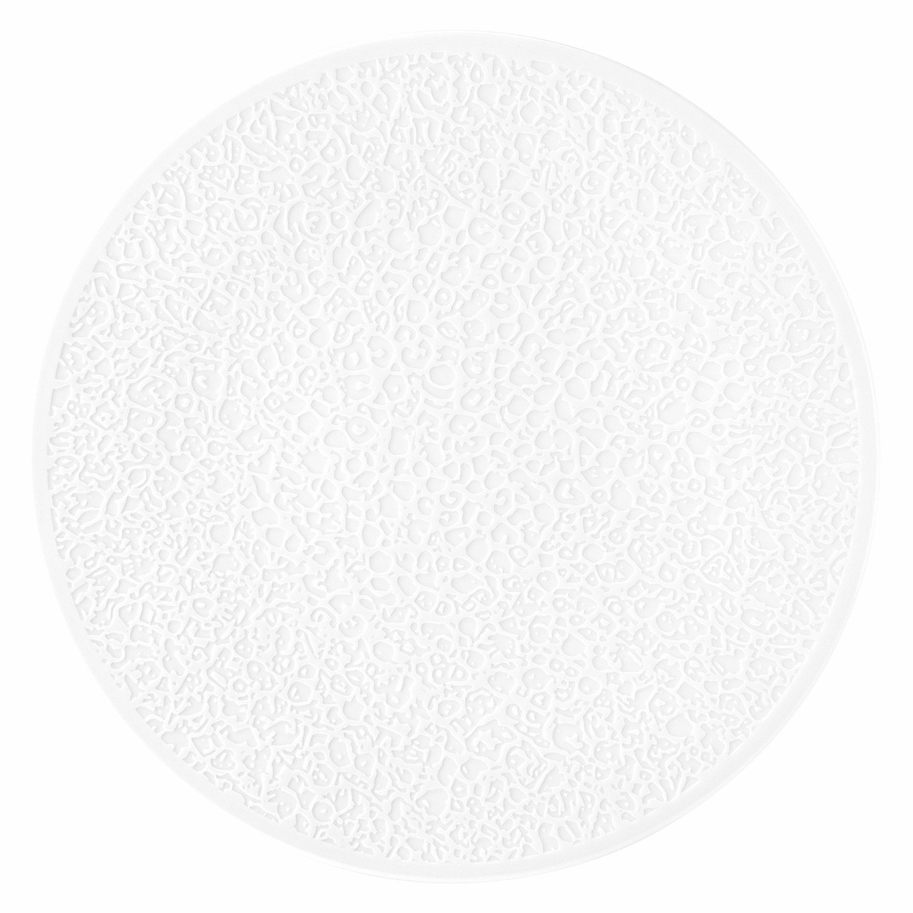 Nori, Teller flach ø 332 mm Vollrelief weiß